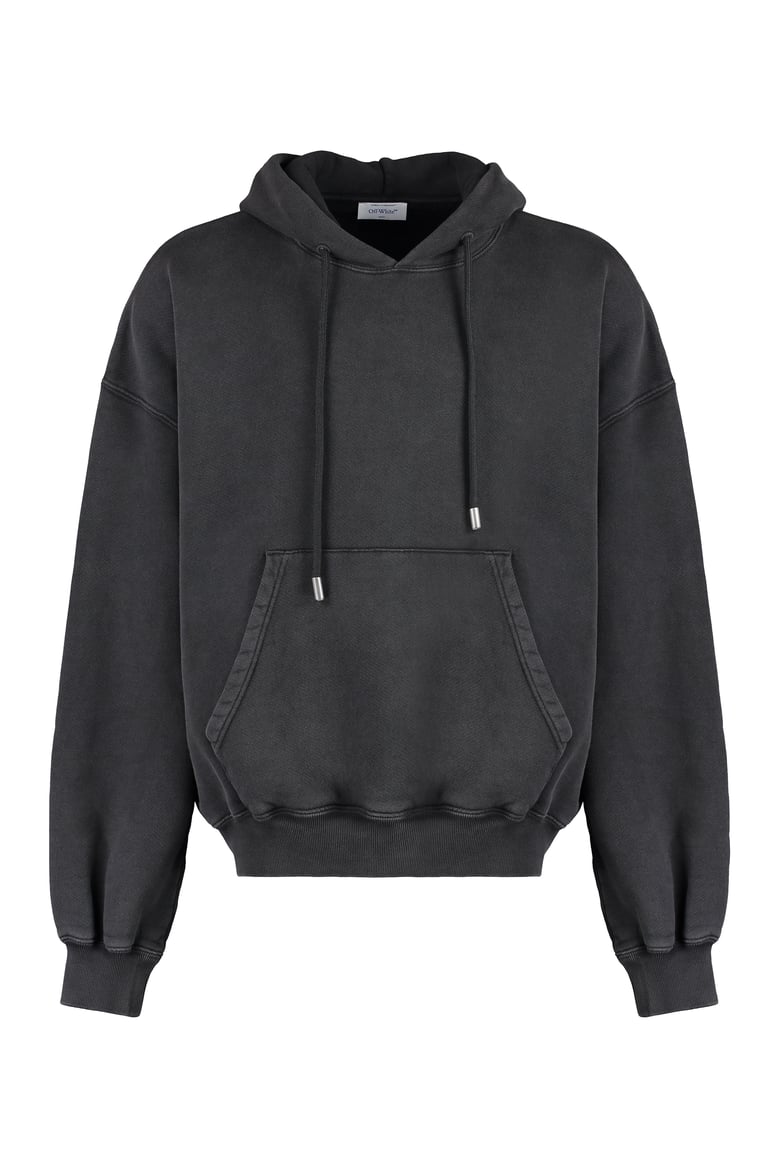 hooded sweatshirt with back print by Selfnex