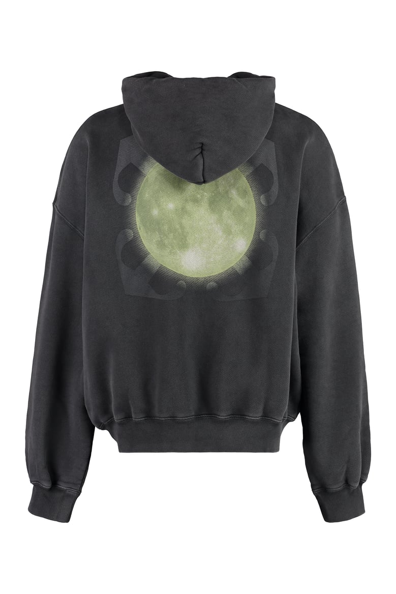 hooded sweatshirt with back print by Selfnex