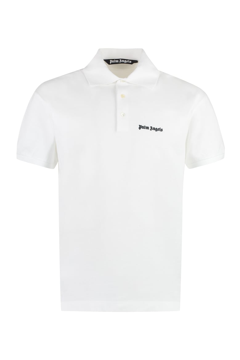 cotton-piqué polo shirt by Selfnex