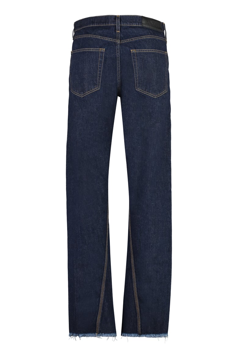 5-pocket straight-leg jeans by Selfnex