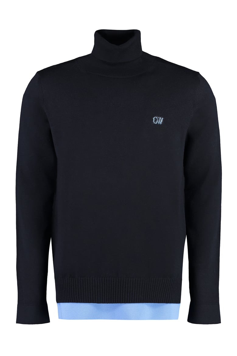 wool turtleneck sweater by Selfnex