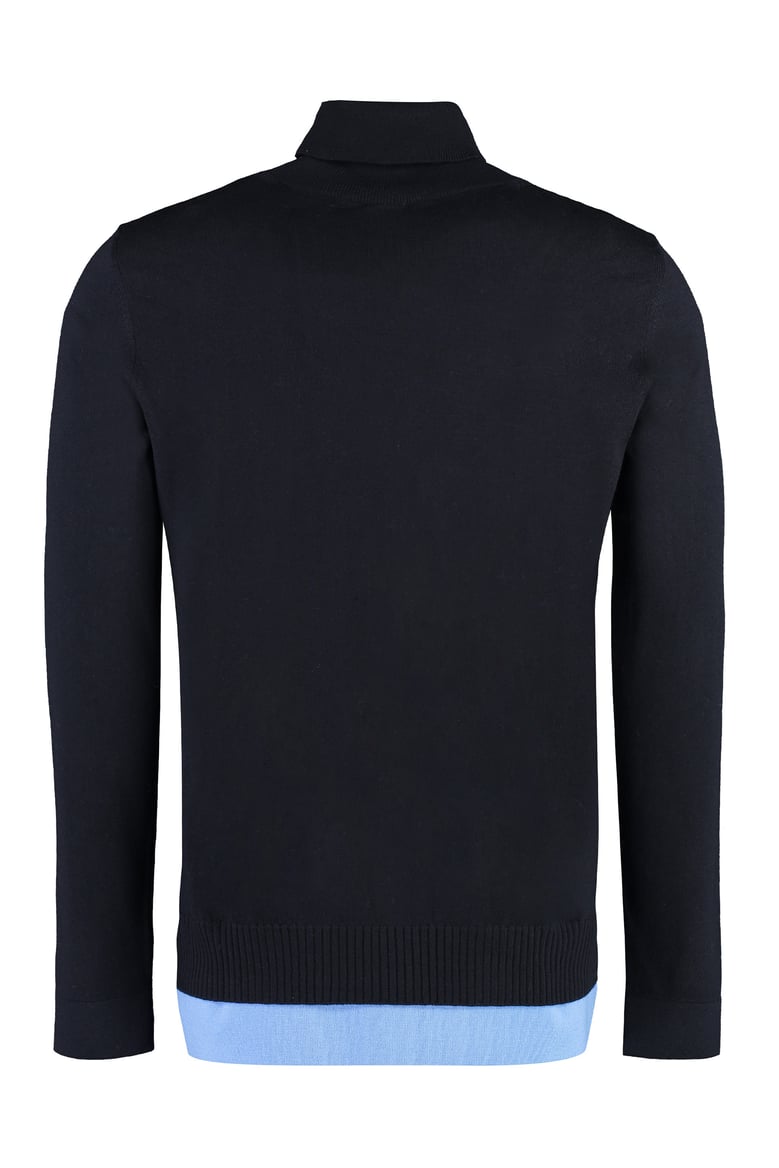wool turtleneck sweater by Selfnex