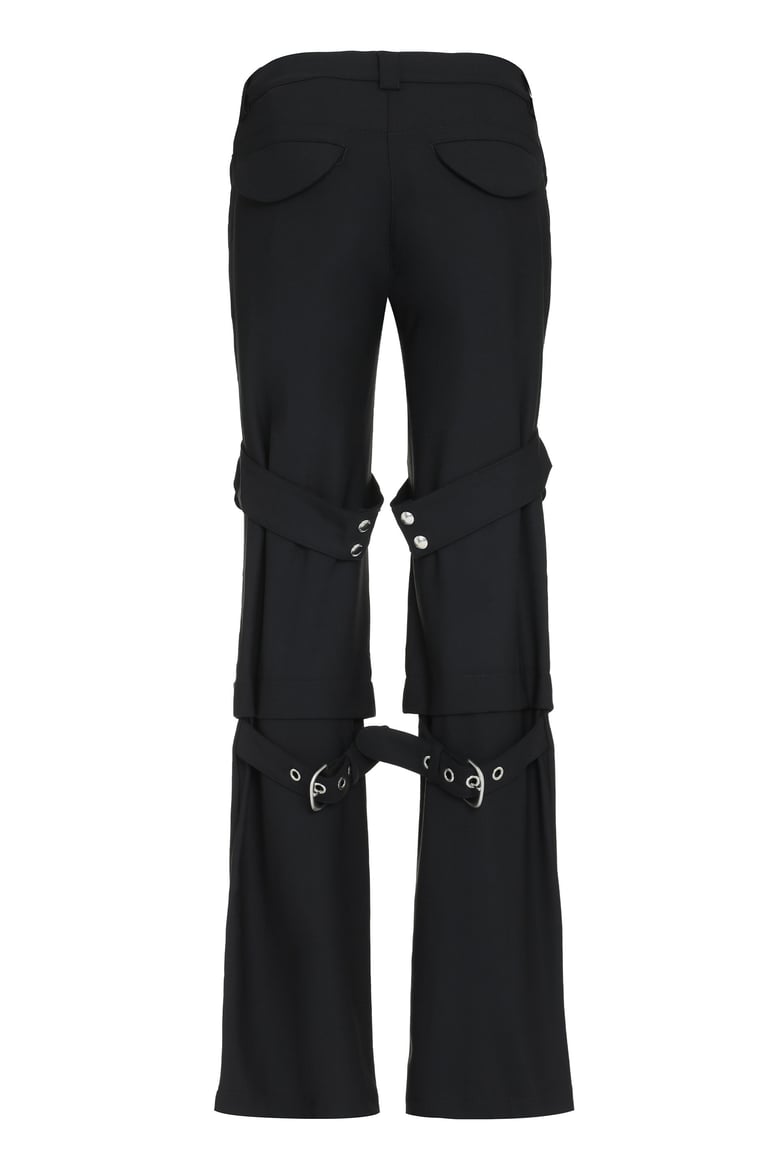 wool-blend cargo trousers by Selfnex