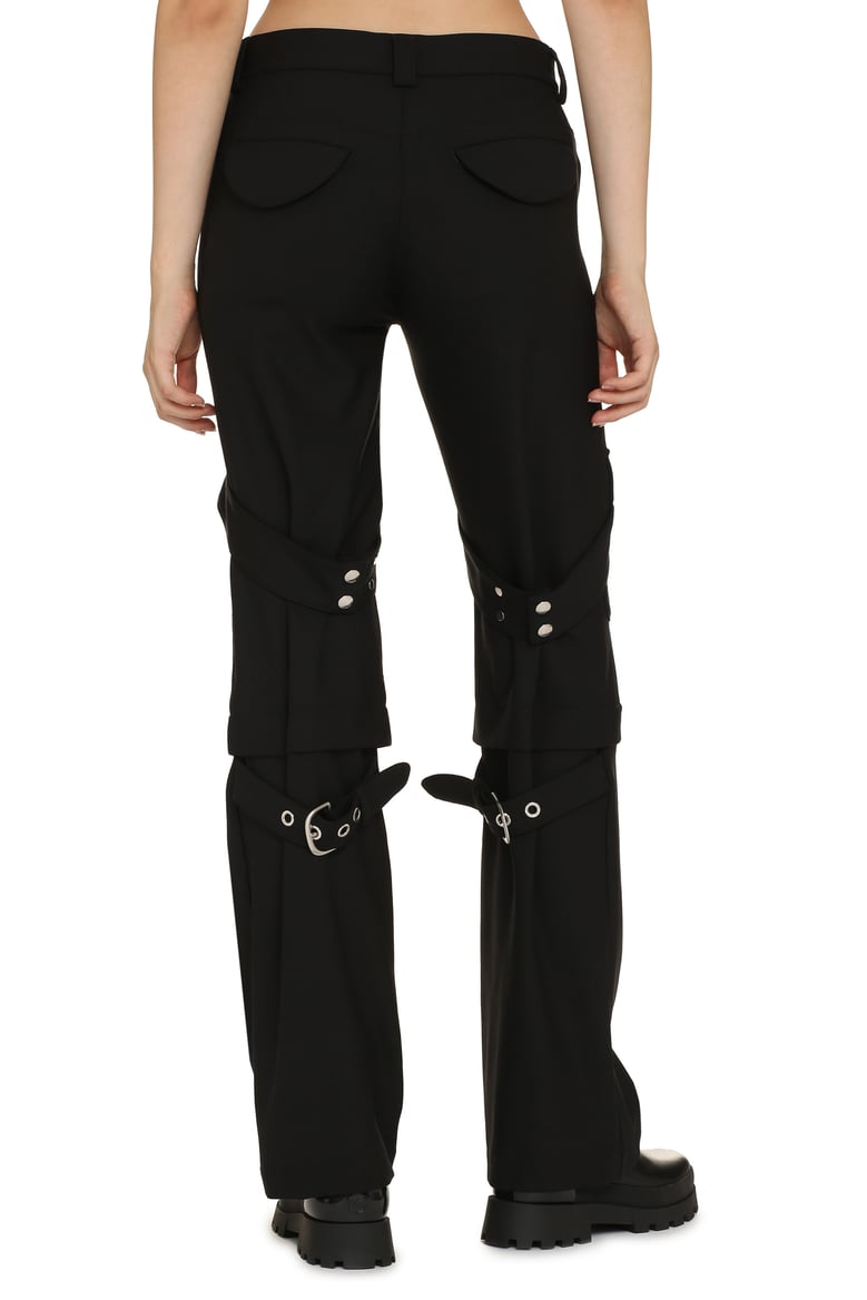 wool-blend cargo trousers by Selfnex
