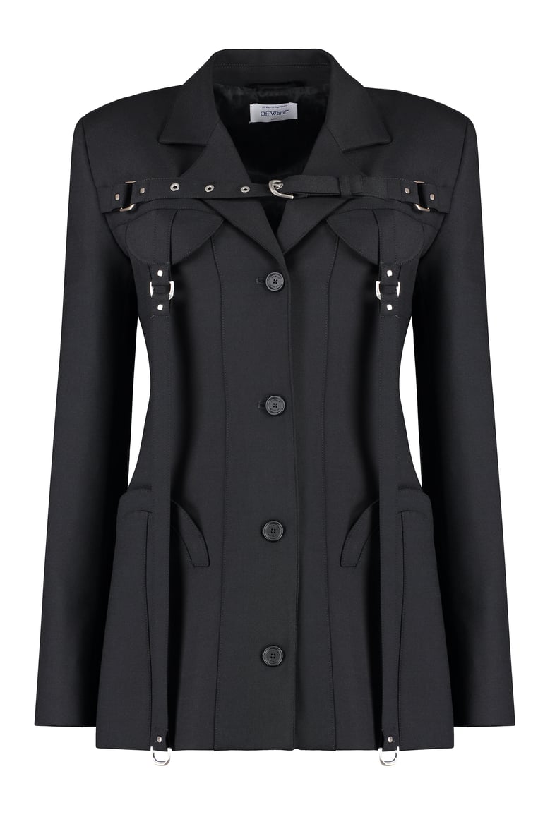wool blend blazer by Selfnex