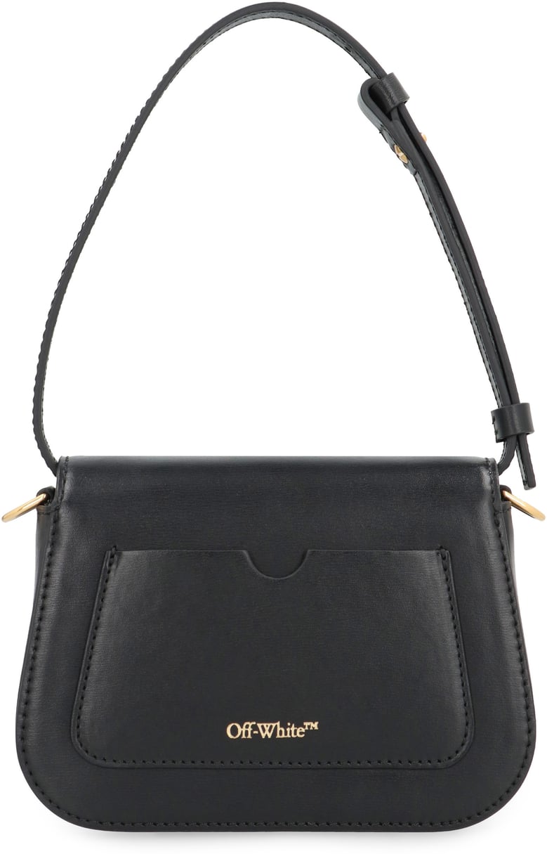 skeleton binder leather shoulder bag by Selfnex