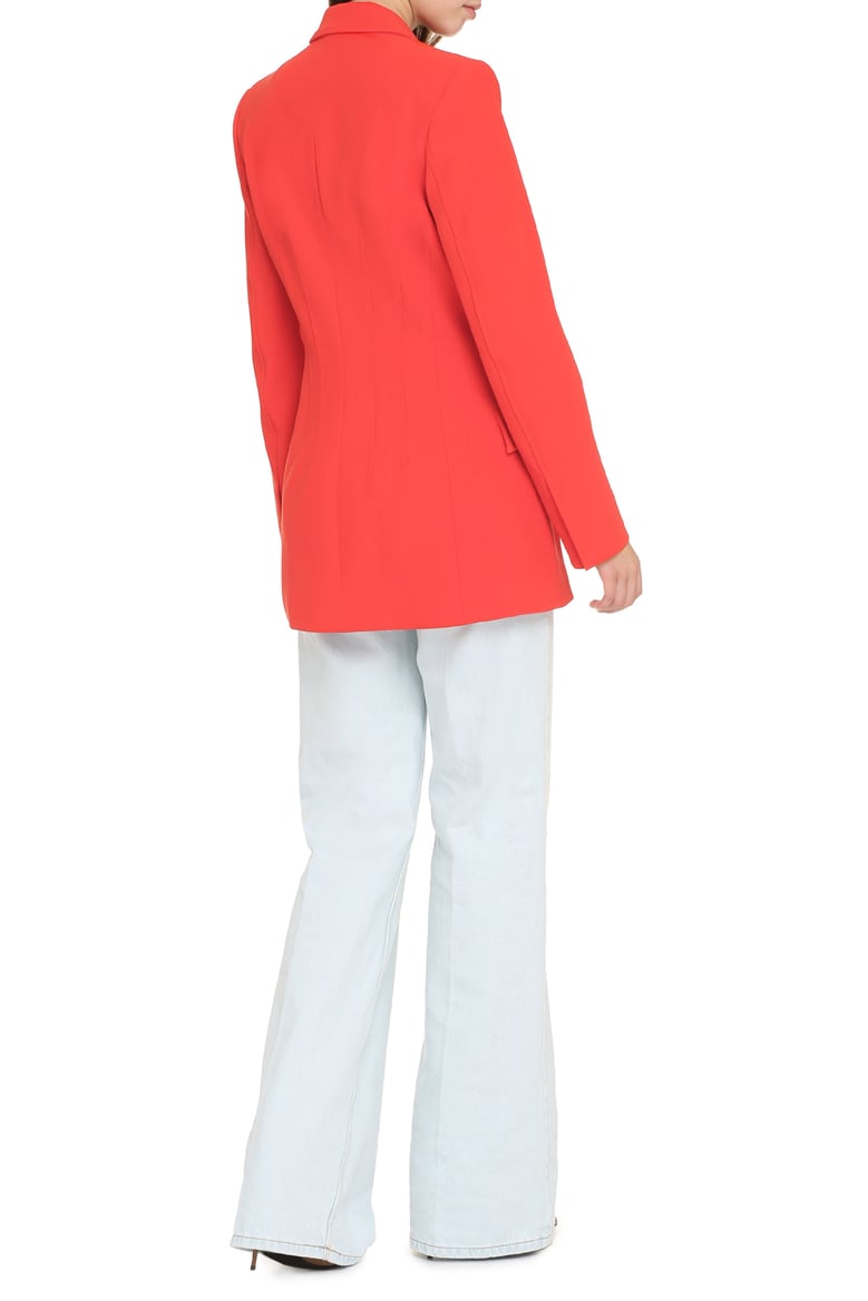 double-breasted wool blazer by Selfnex