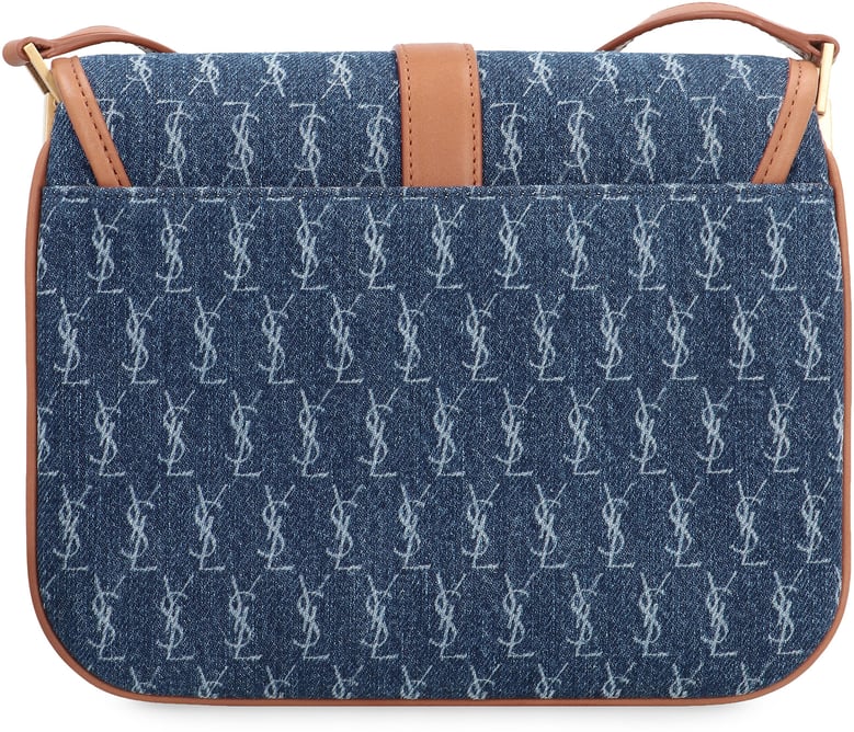 saint laurent denim satchel shoulder bag by Selfnex