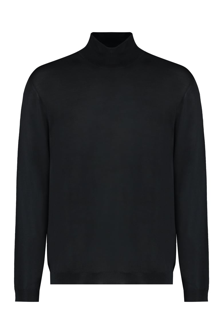 turtleneck wool pullover by Selfnex