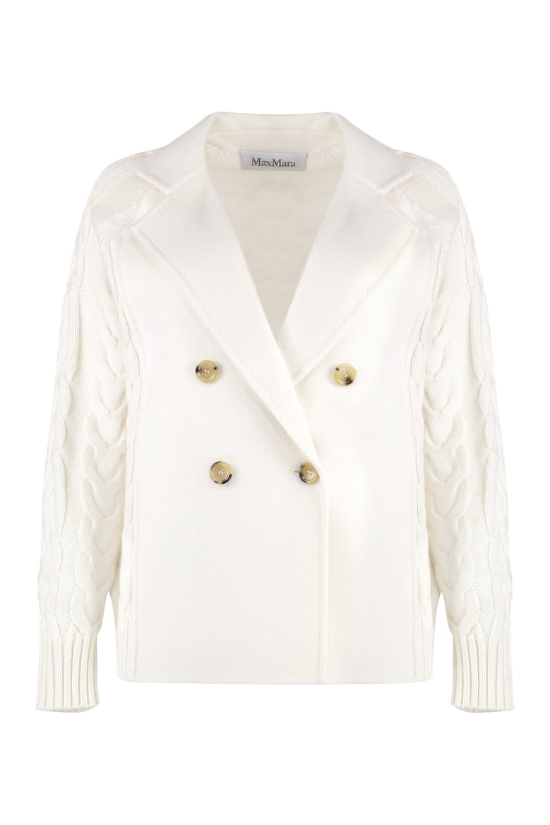 micio double-breasted wool jacket by Selfnex