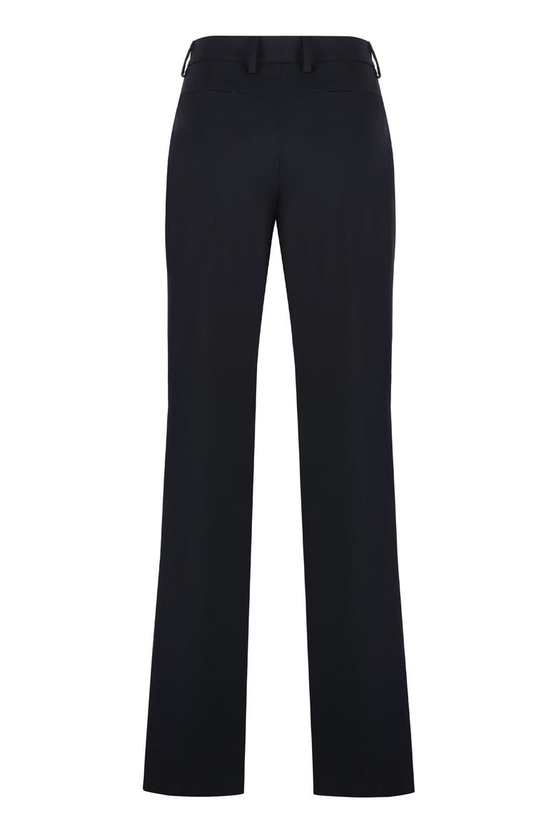 wool gabardine trousers by Selfnex