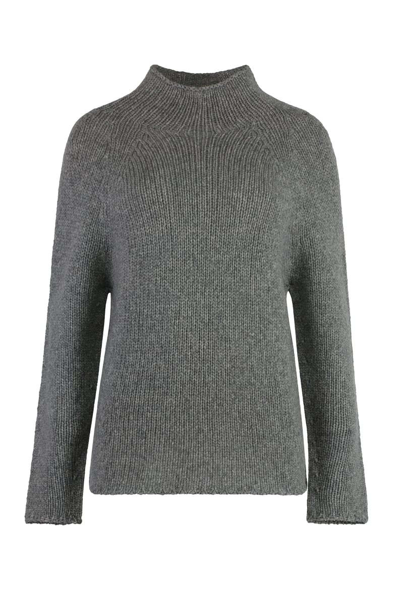 cashmere ribbed turtleneck sweater by Selfnex