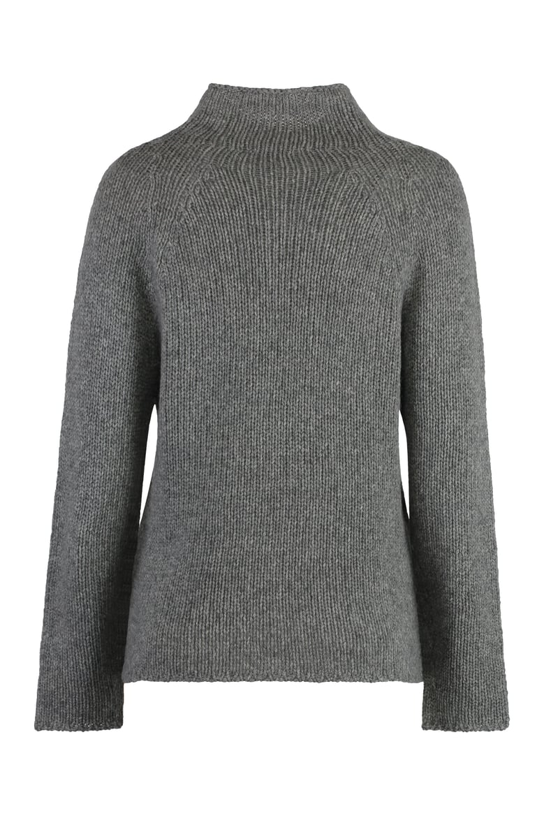 cashmere ribbed turtleneck sweater by Selfnex