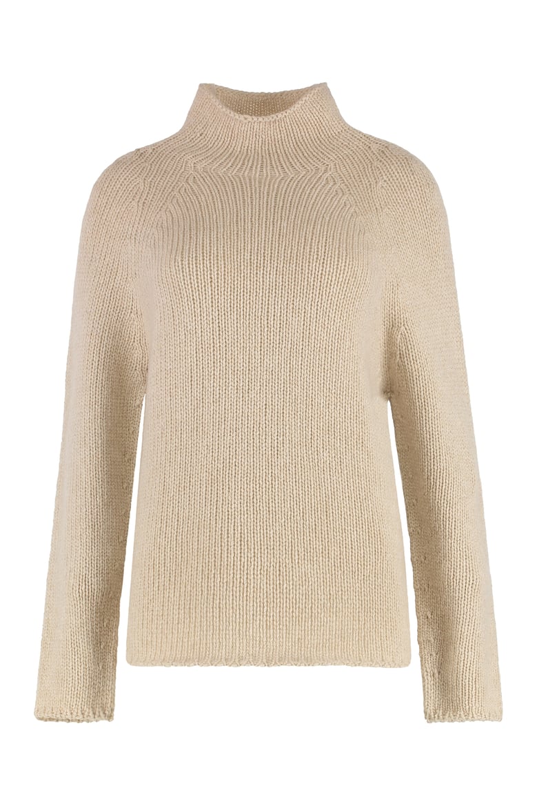 cashmere ribbed turtleneck by Selfnex