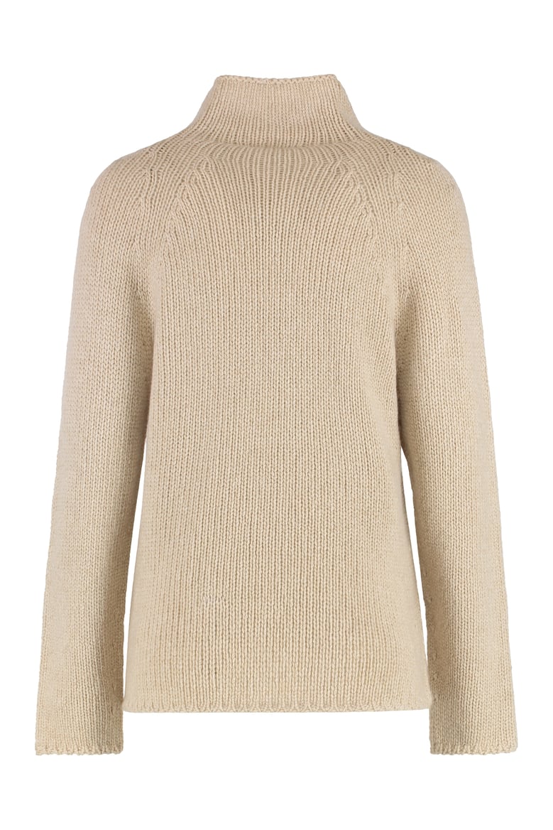 cashmere ribbed turtleneck by Selfnex