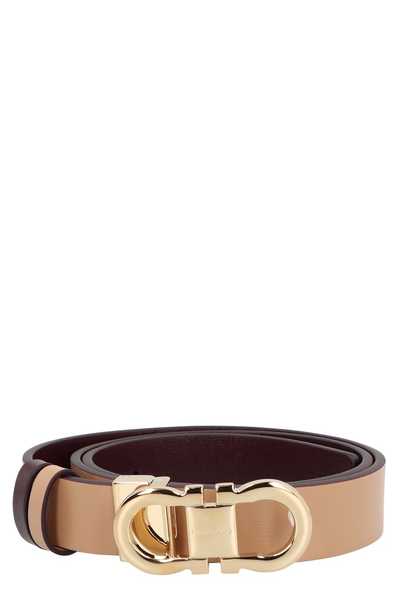 gancini reversible leather belt by Selfnex