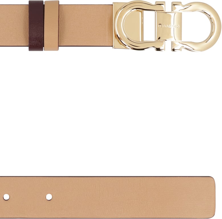 gancini reversible leather belt by Selfnex