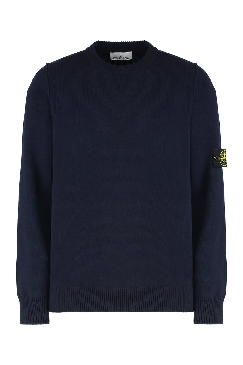 wool-blend crew-neck sweater by Selfnex