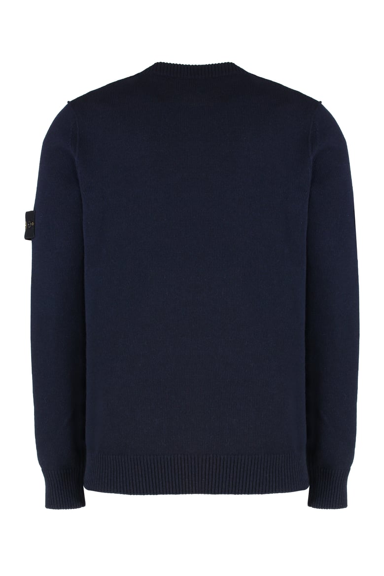 wool-blend crew-neck sweater by Selfnex