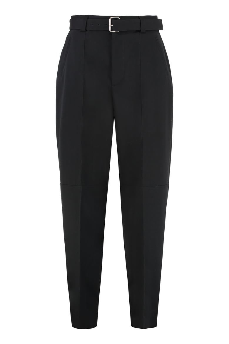 cotton-twill bush trousers by Selfnex
