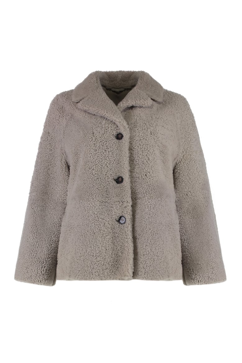 max mara violante short sheepskin jacket by Selfnex
