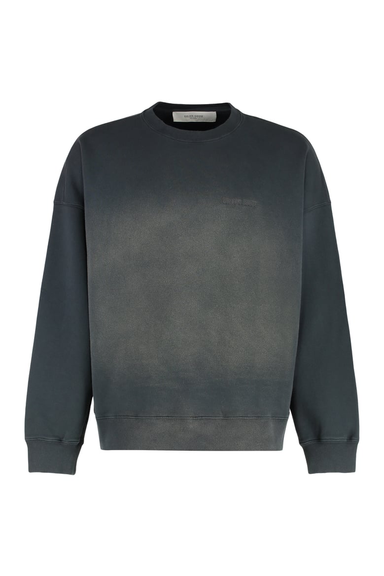 vintage cotton crew-neck sweatshirt by Selfnex