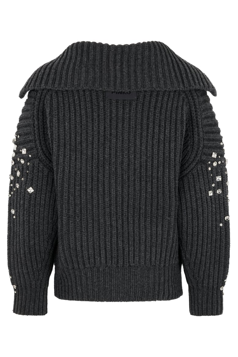 gavi wool-blend cardigan by Selfnex