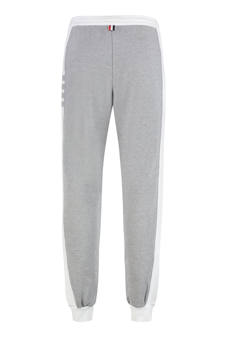 tricolor cotton track pants by Selfnex
