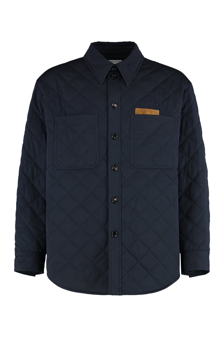 quilted cotton overshirt by Selfnex