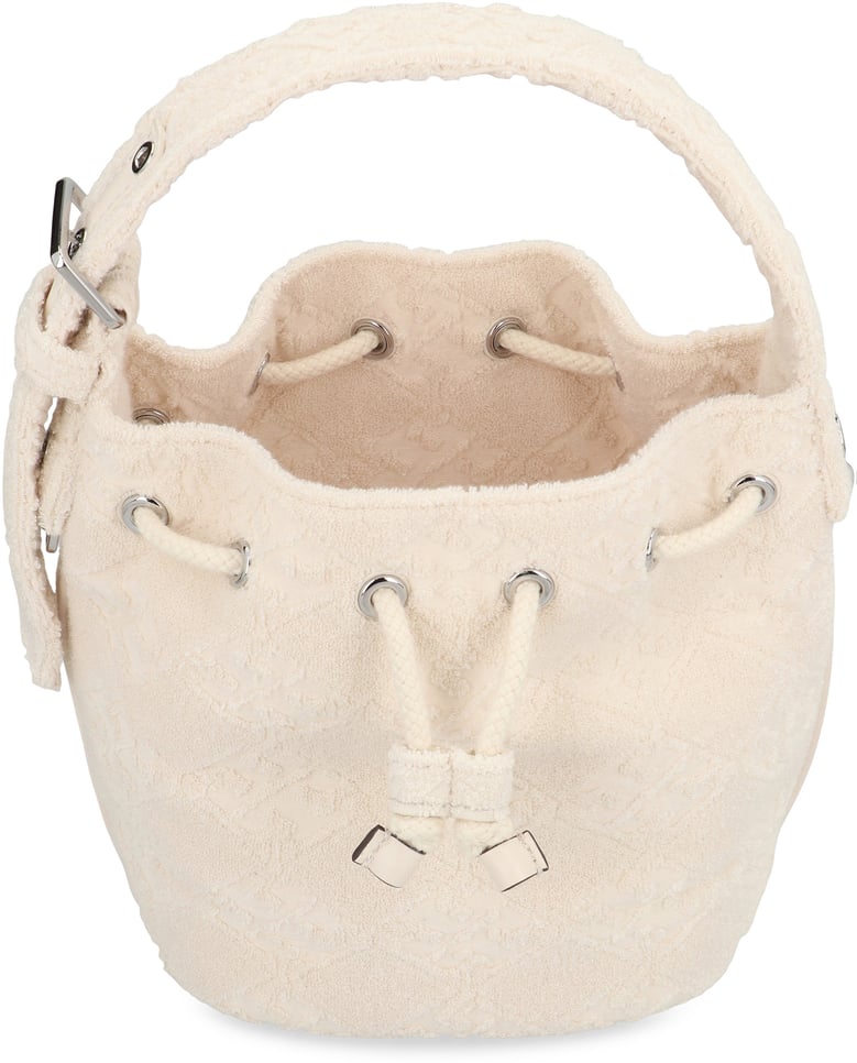 bucket bag terry mini ivory by Selfnex