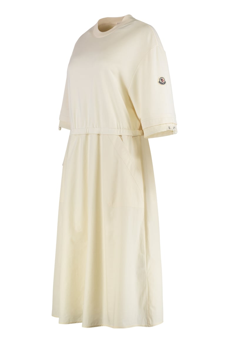 cream cotton dress by Selfnex
