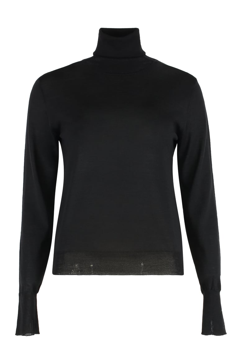 dilara virgin wool turtleneck sweater by Selfnex