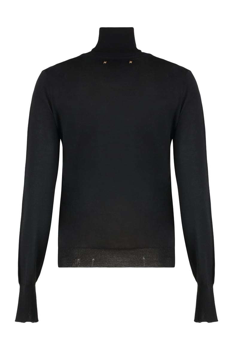 dilara virgin wool turtleneck sweater by Selfnex