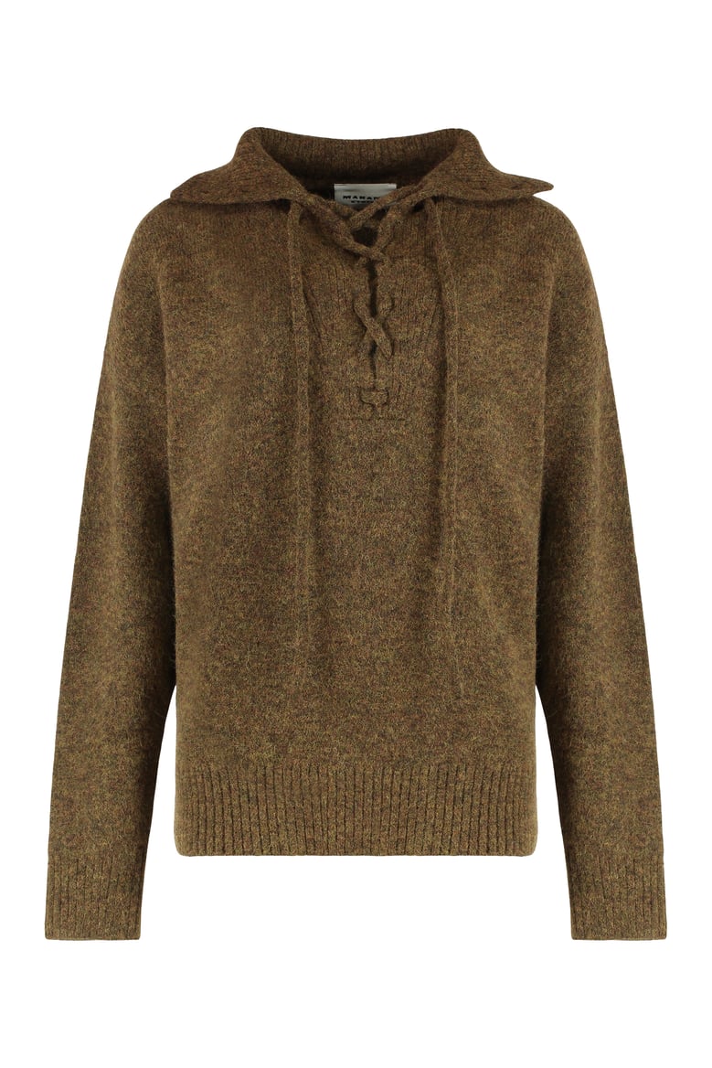 phylia alpaca-blend sweater by Selfnex