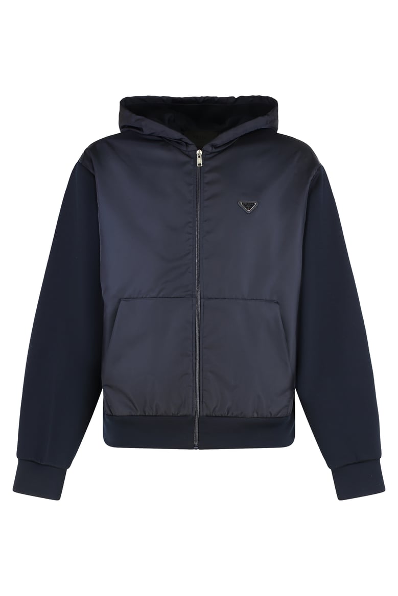 prada full zip hoodie by Selfnex