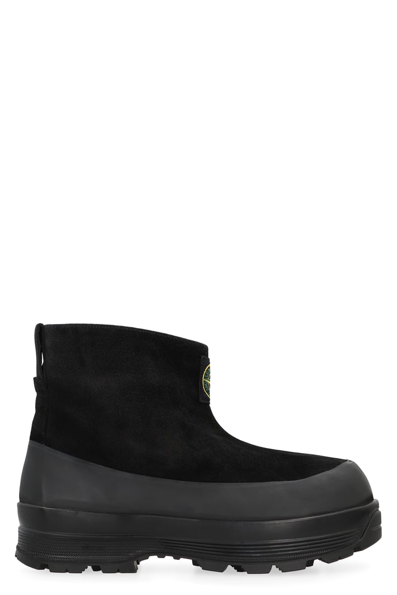 suede platform ankle boots by Selfnex