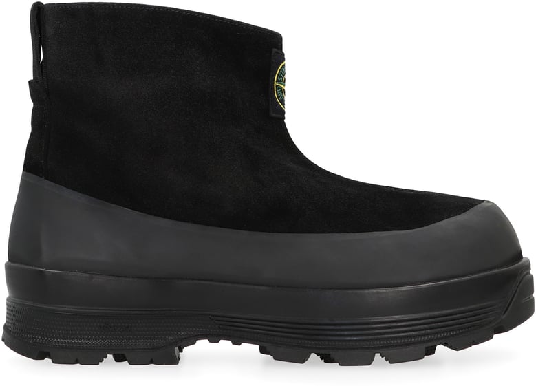 suede platform ankle boots by Selfnex