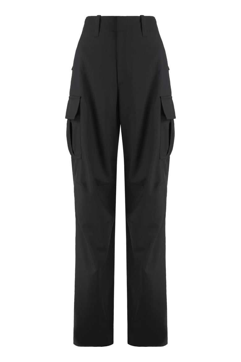 wool cargo trousers by Selfnex