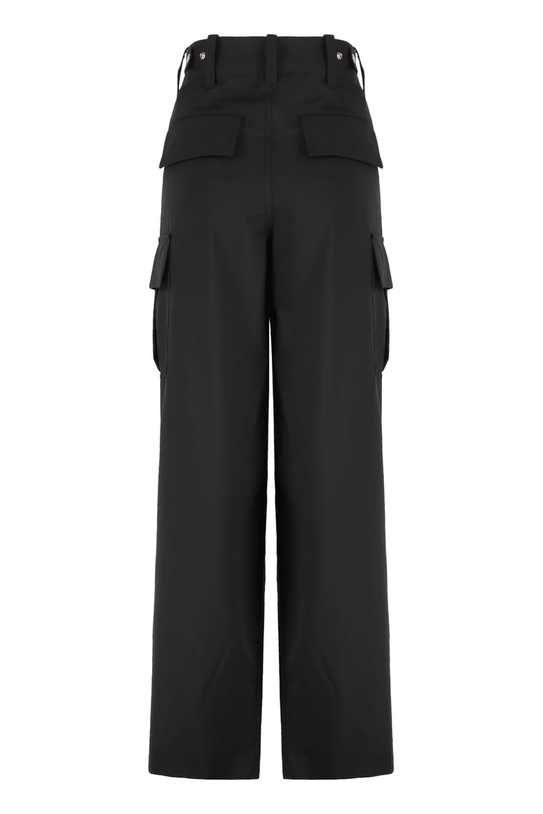 wool cargo trousers by Selfnex