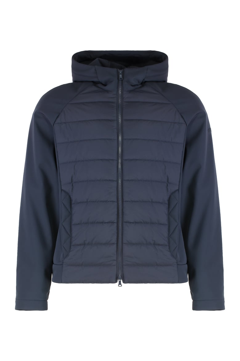 technical fabric hooded jacket by Selfnex