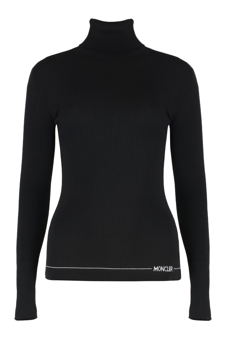 wool turtleneck sweater by Selfnex