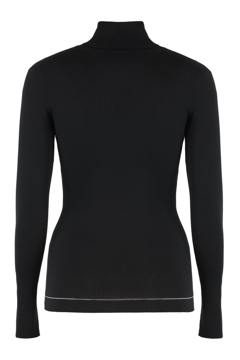 wool turtleneck sweater by Selfnex