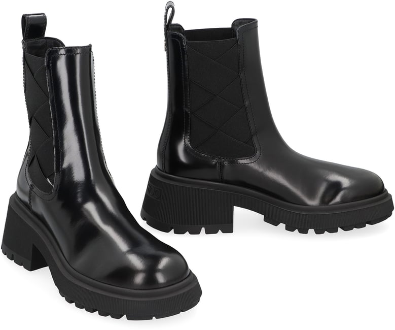 louri ankle boots in leather by Selfnex