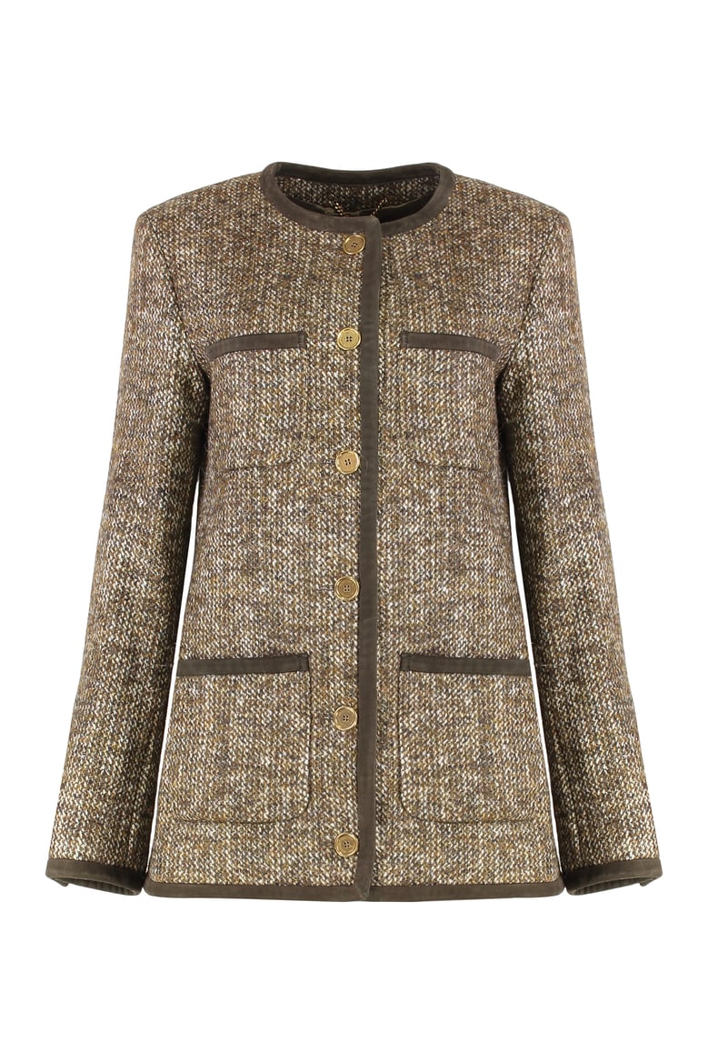 wool tweed jacket by Selfnex