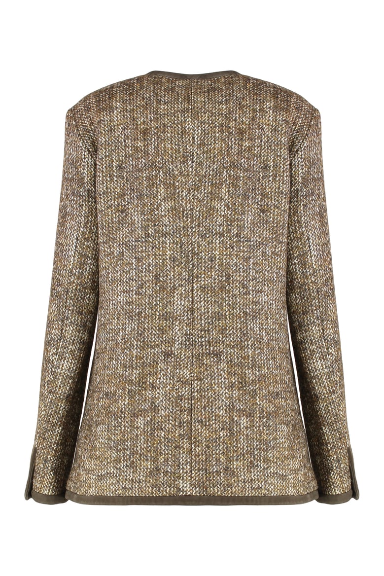 wool tweed jacket by Selfnex