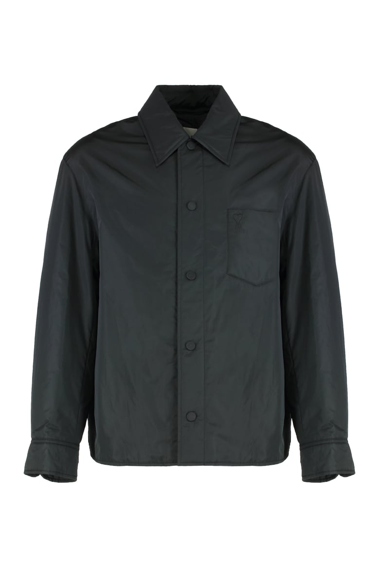 padded nylon overshirt by Selfnex