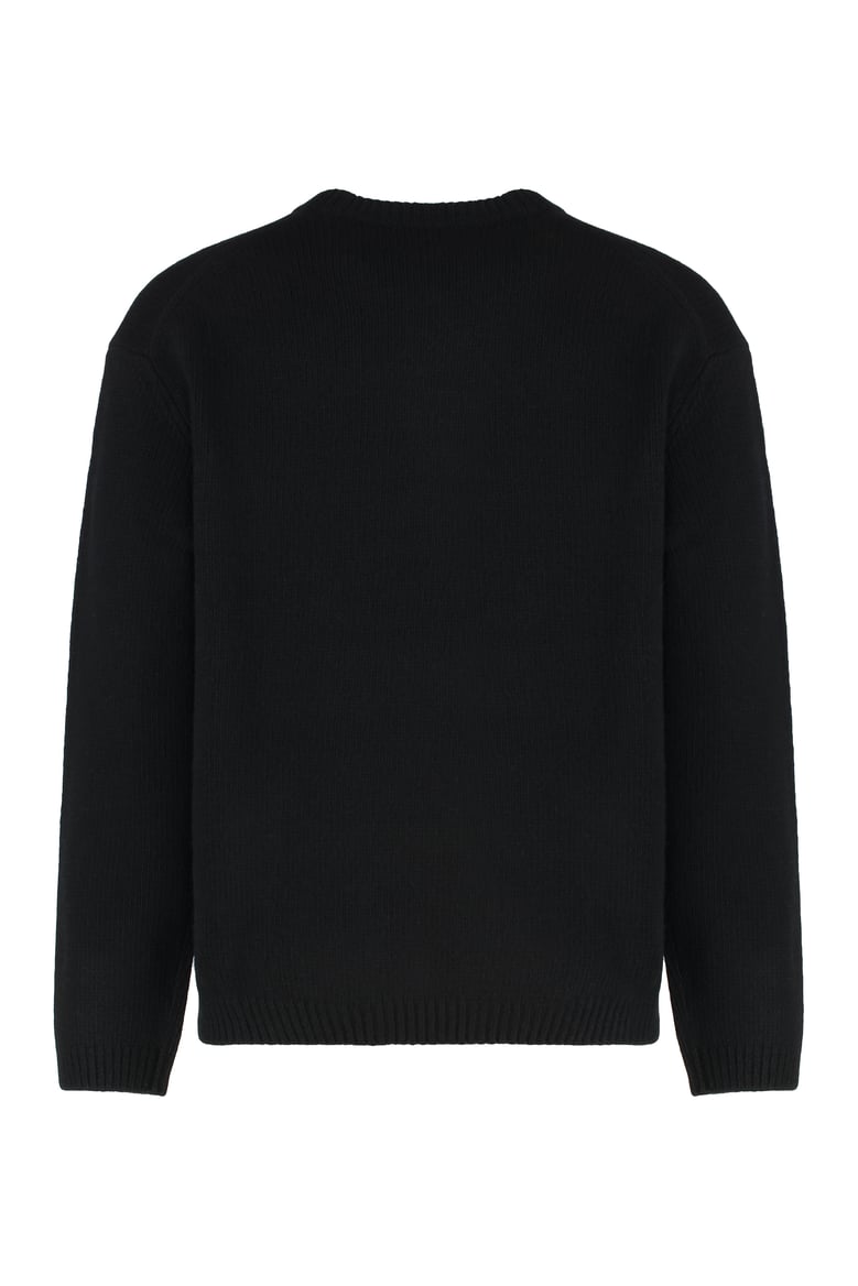 wool sweater with round neck by Selfnex