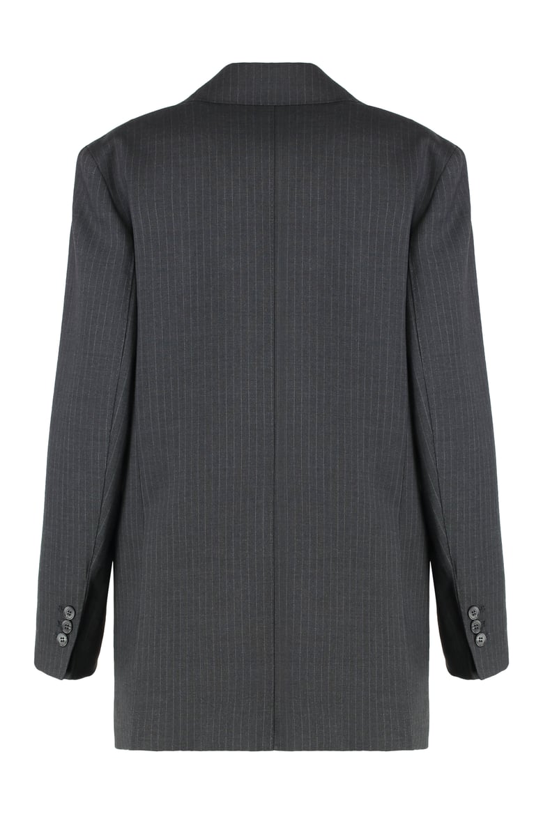 blazer in grey wool by Selfnex