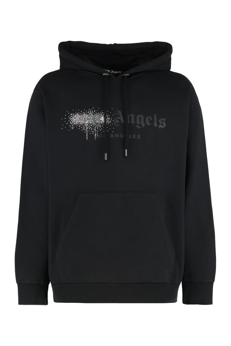 hooded cotton sweatshirt by Selfnex