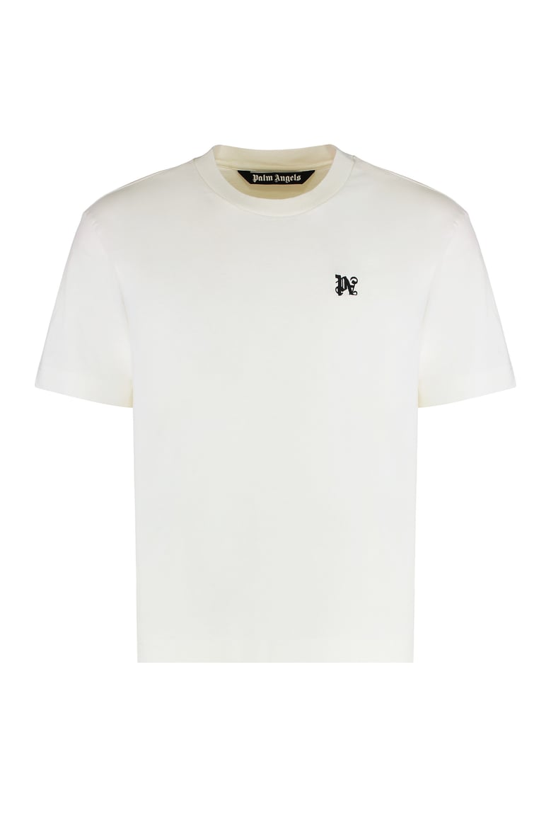set of three cotton crew-neck t-shirts by Selfnex